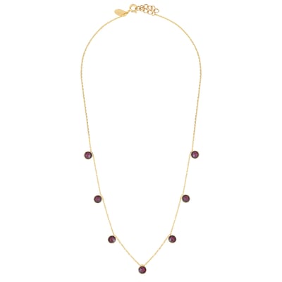 Collier multi moorea grenat CAROLINE NAJMAN