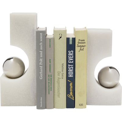 Serre-livres billes en marbre et polyrésine KARE DESIGN