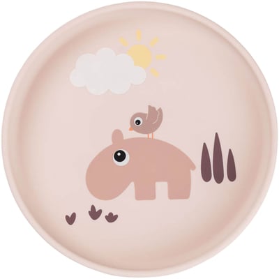 Assiette ventouse en silicone DONE BY DEER