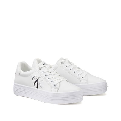 Leather Flatform Trainers CALVIN KLEIN JEANS
