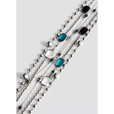 Collier perles combinées MANGO