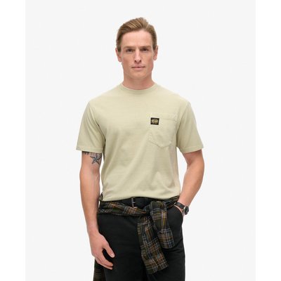 T-shirt à poche et surpiqûre contrastée SUPERDRY