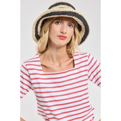 Marinière col carré en coton rustique ARMOR-LUX