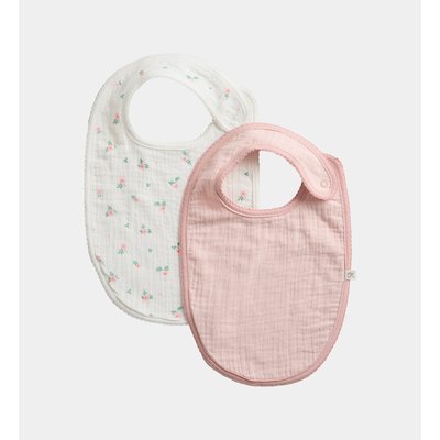 Lot De 2 Bavoirs Arapy En Coton Seersucker CADET ROUSSELLE