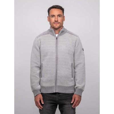 Gilet Zippé Motif Chevrons Lenidico RITCHIE
