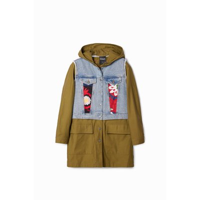 Desigual - Parka hybride broderies 2 en 1 DESIGUAL