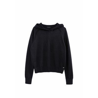 Pull à capuche tricot fin fil textile IKKS