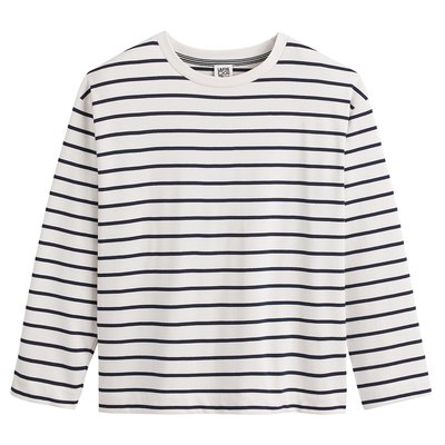 T-shirt col rond à manches longues rayé LA REDOUTE COLLECTIONS