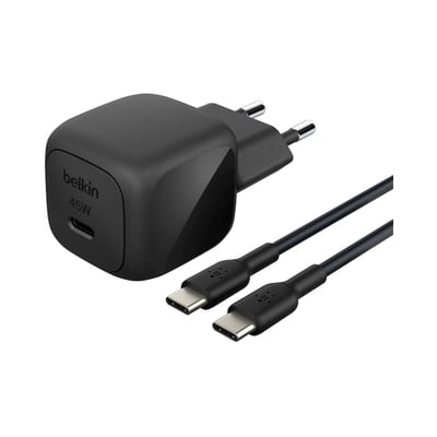 Chargeur 45W USB charge rapide & cable 1M Noir BELKIN