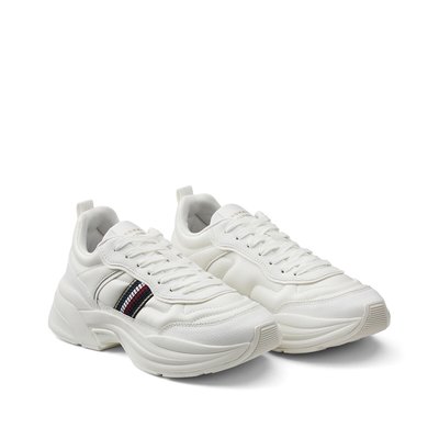 Sneakers runner chunky in leer TOMMY HILFIGER