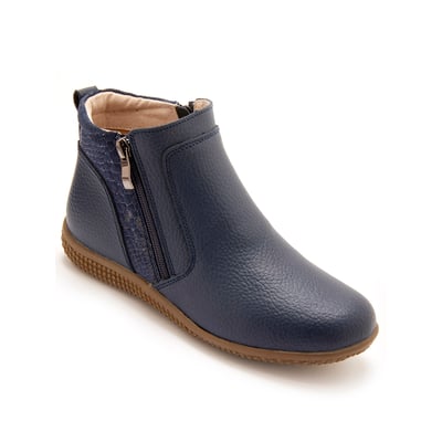 Boots cuir double zip PEDICONFORT