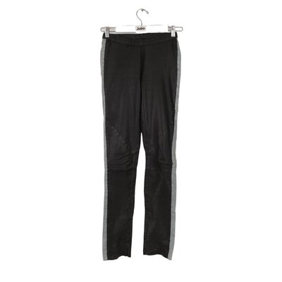 Pantalon slim cuir outlet