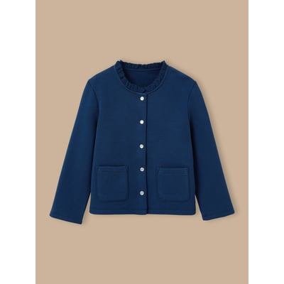 Gilet  en molleton - coton biologique CYRILLUS