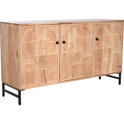 Buffet en bois, finitions métal, élégant RECOLLECTION
