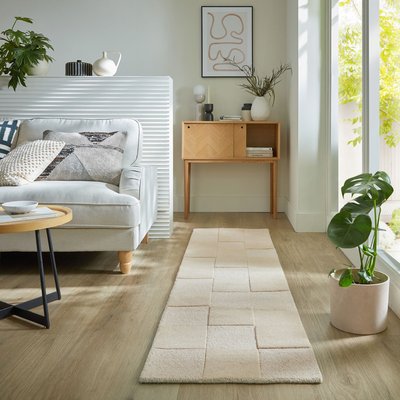 Tapis en laine de couloir CHECKERBOARD FLAIR RUGS