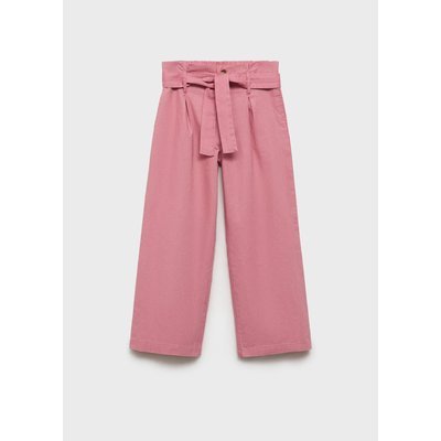 Pantalon lin ceinture MANGO KIDS