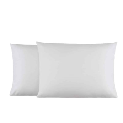 Lot de 2 taies d'oreillers coton jersey DOUCEUR LINANDELLE