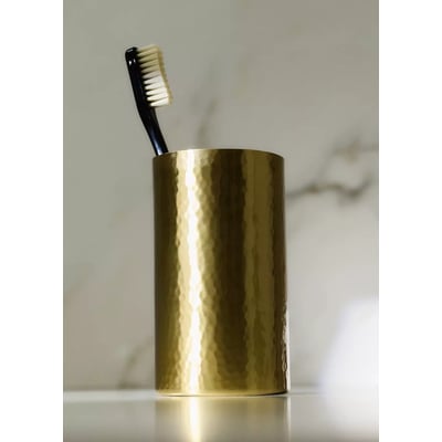 Gobelet porte-brosse à dents en acier inoxydable MANGO HOME