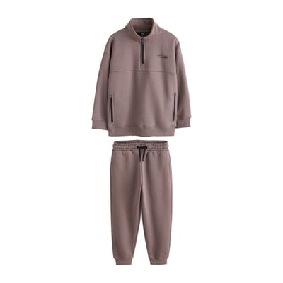 Haut à col cheminée zippé/pantalon de jogging NEXT