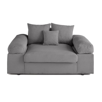 Aspen - Fauteuil XL - assise profonde - velours côtelé LISA DESIGN