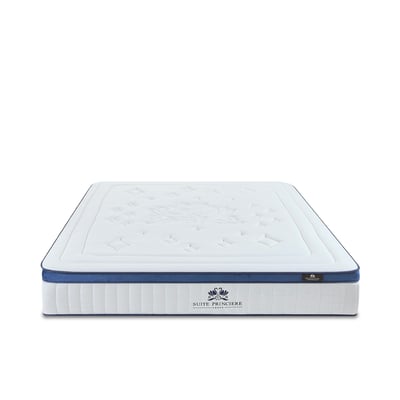 Matelas Micro-ressorts Suite Princière 140x190 cm Accueil Mousse Supersoft BELLECOUR