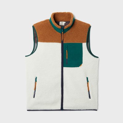Veste sherpa zippée sans manches BILLYBELT