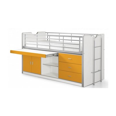 Lit Combiné Bureau Bonny Orange VIPACK