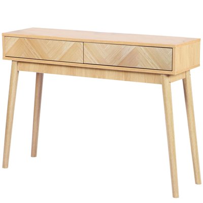 Console bois 2 tiroirs 100x30x75cm URBAN LIVING