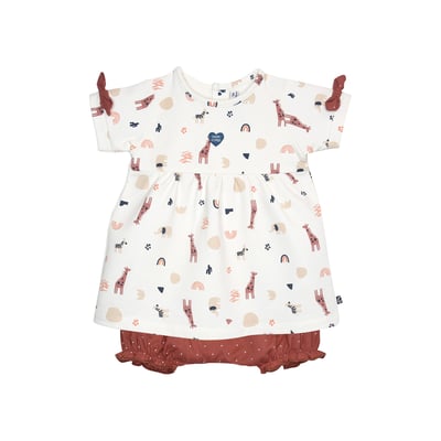 Robe bloomer giovana molleton manches courtes naissance SUCRE D'ORGE