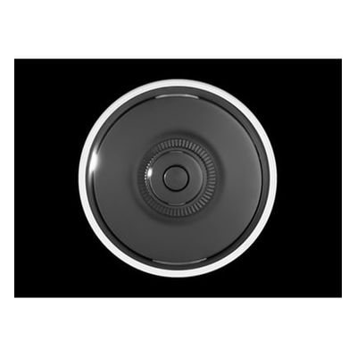 Interrupteur Bouton Poussoir Dimbler 10a Noir Et Nickel Satiné Ø64,5 Mm FONTINI