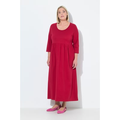 Robe maxi en jersey, coupe évasée, poches ULLA POPKEN