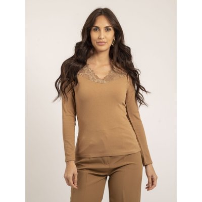 Pull Fin Col Dentelle Falia DONA LISA