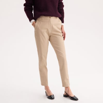 Pantaloni dritti chino, sargia stretch ANNE WEYBURN