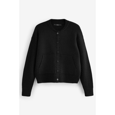 Cardigan en maille style blouson aviateur NEXT