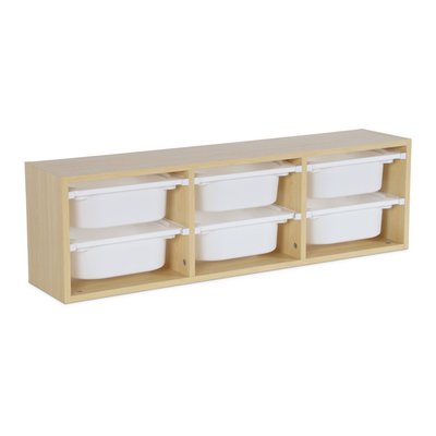 Meuble de rangement pour enfant 6 bacs de rangement SORA SWEEEK