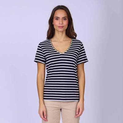 T-shirt col V MISE AU GREEN