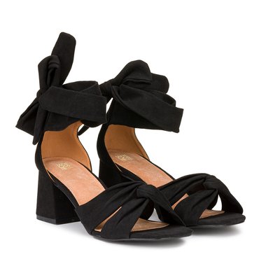Sandales à talon, laçage cheville LA REDOUTE COLLECTIONS PLUS