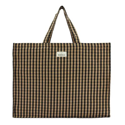 Sac week-end en coton, VICHY GABRIELLE PARIS