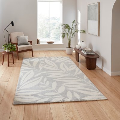 Catherine Lansfield Sorral Leaves Botanical Rug CATHERINE LANSFIELD