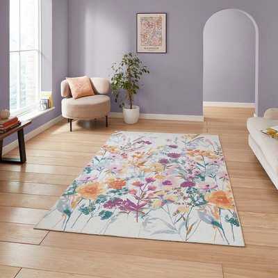 Catherine Lansfield Country Floral Floral Washable Rug CATHERINE LANSFIELD