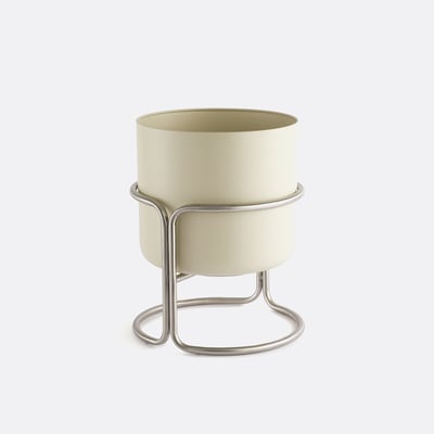 Cache-pot sur pied en métal fer Ø37,5 cm, Giorgio LA REDOUTE INTERIEURS