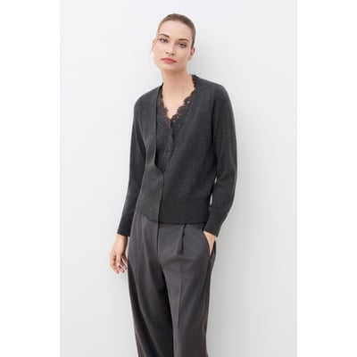 Cardigan droit col v MSEGOLENE CAROLL
