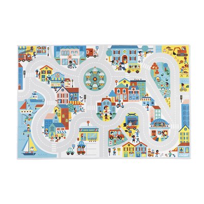 Tapis De Jeu Enfant Avec Circuit , La Ville JANOD