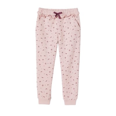 Pantalon jogging volanté imprimé fleurs VERTBAUDET