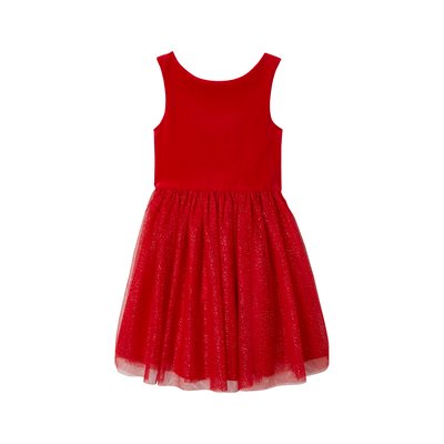 Robe de Noël en velours et tulle brillant VERTBAUDET