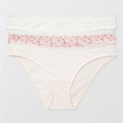 Lot de 3 culottes LEXIE en coton BIO GOTS MONOPRIX