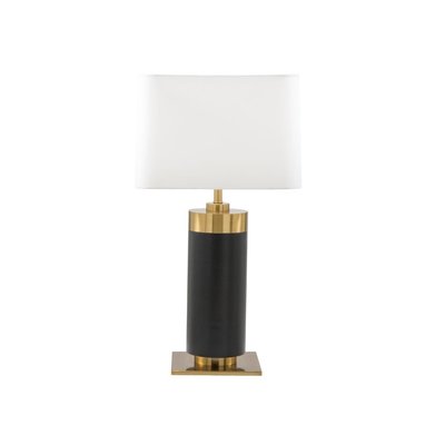 Lampe à poser en métal noir et finition laiton doré H73 cm - VENDOME SIGNATURE