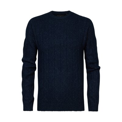 Camisola de gola redonda, em acrílico PETROL INDUSTRIES