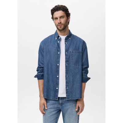 Chemise denim poche MANGO MAN