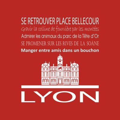 Tableau Sur Toile Lyon ILLUSTRATION CEANOTHE